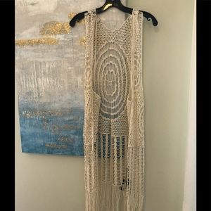NWT crochet vest